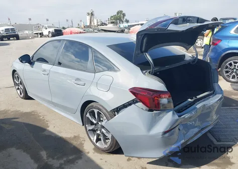 2025 Honda Civic Hybrid Sport/Sport Touring from USA, damaged, VIN 2HGFE4F81SH307807